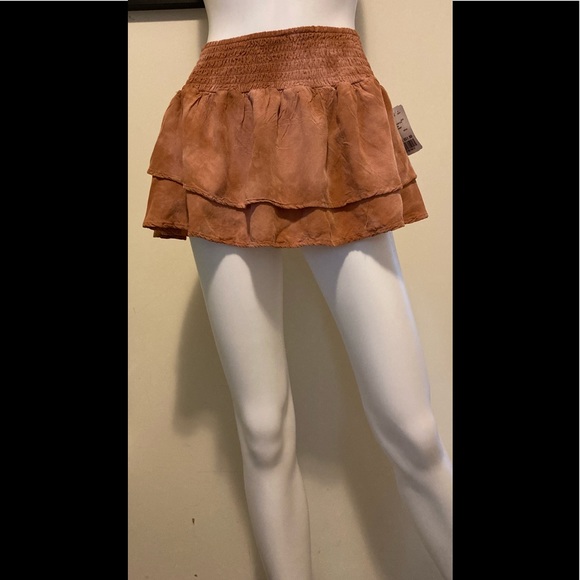 🆕🧡FOREVER 21 FRILLY TIERED SKORT/SKIRT🧡🆕 - Picture 5 of 14